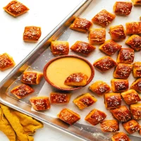Bouchées de bretzels moelleux au beurre