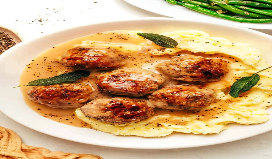 Boulettes de dinde avec sauce