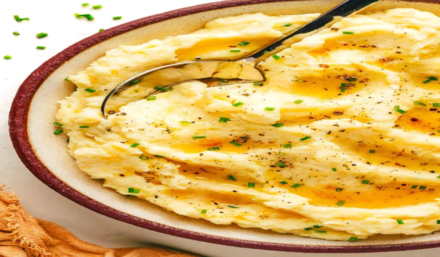 Purée de pommes de terre au beurre noisette
